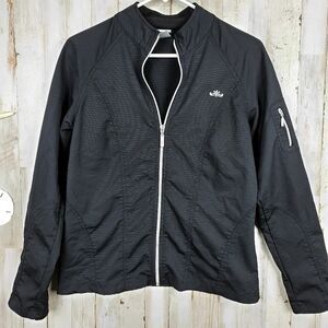 Old Navy Windbreaker Jacket Black Size Medium